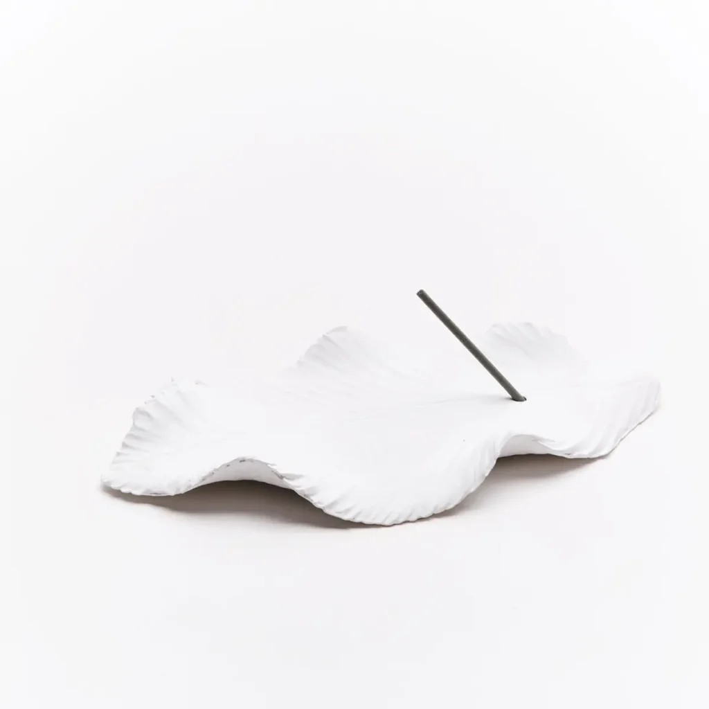 ANOQ Porte-Encens Leaf White - Decoration & senteur - Casatendance.ma